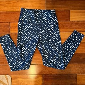 Kyodan yoga pants work out leggings size small blue